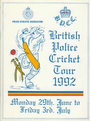 BRITISH POLICE CRICKET TOUR 1992 BROCHURE