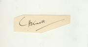 C.H. KNOTT (KENT) CRICKET AUTOGRAPH