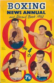 BOXING NEWS ANNUAL AND RECORD BOOK 1962