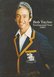 BOB TAYLOR (DERBYSHIRE) 1981 SIGNED CRICKET BENEFIT BROCHURE