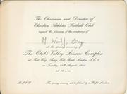 CHARLTON ATHLETIC - OPENING OF THE VALLEY LEISURE COMPLEX 1981