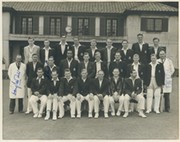 CANADA AND HAMPSTEAD C.C. 1954 CRICKET PHOTOGRAPH