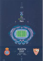 ESPANYOL V SEVILLA 2007 UEFA CUP FINAL FOOTBALL PROGRAMME