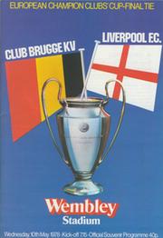 LIVERPOOL V BRUGES 1978 (EUROPEAN CUP FINAL) FOOTBALL PROGRAMME