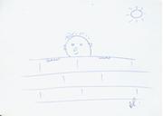 MARTIN PIPE ORIGINAL DRAWING 2008 - NATIONAL DOODLE DAY