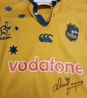 DAVID CAMPESE WALLABY SIGNED JERSEY