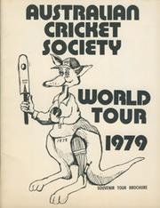 AUSTRALIAN CRICKET SOCIETY WORLD TOUR 1979 BROCHURE