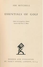 ESSENTIALS OF GOLF