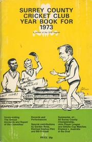SURREY COUNTY CRICKET CLUB YEAR BOOK FOR 1973