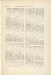 CROQUET - THE ENCYCLOPAEDIA OF SPORT