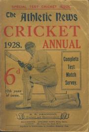 ATHLETIC NEWS CRICKET ANNUAL 1928