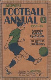 ANSWERS FOOTBALL ANNUAL 1934-35