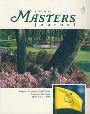 MASTERS 1999 (AUGUSTA) OFFICIAL GOLF PROGRAMME