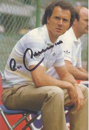 FRANZ BECKENBAUER SIGNED POSTCARD