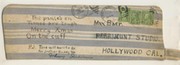 JOHNNY IDRISANO 1934 CHRISTMAS CARD TO MAX BAER