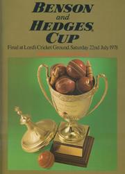 KENT V DERBYSHIRE 1978 (LORD
