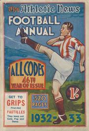 ATHLETIC NEWS FOOTBALL ANNUAL 1932-33