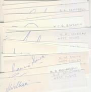 CAMMIE SMITH (WEST INDIES) CRICKET AUTOGRAPH