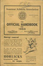 AMATEUR ATHLETIC ASSOCIATION HANDBOOK 1953