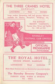 BARNSLEY V SOUTHEND UNITED 1959-60 FOOTBALL PROGRAMME