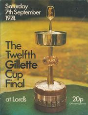 KENT V LANCASHIRE 1974 (LORD