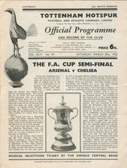 ARSENAL V CHELSEA 1952 (FA CUP SEMI-FINAL) FOOTBALL PROGRAMME