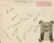 LEICESTERSHIRE COUNTY CRICKET CLUB 1930 AUTOGRAPHS
