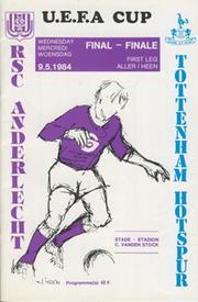 R.S.C. ANDERLECHT V TOTTENHAM HOTSPUR 1984 (U.E.F.A. CUP FINAL) FOOTBALL PROGRAMME