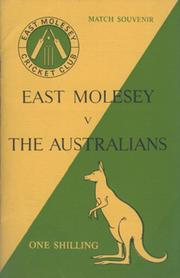 EAST MOLESEY V THE AUSTRALIANS 1953 CRICKET PROGRAMME
