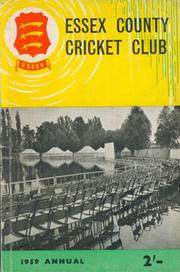 ESSEX COUNTY CRICKET CLUB ANNUAL 1959