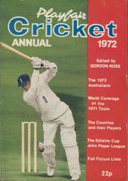 PLAYFAIR CRICKET ANNUAL 1972