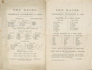 ETON COLLEGE ATHLETICS PROGRAMME 1869 - FEATURING ARTHUR LYTTELTON AND LORD HARRIS