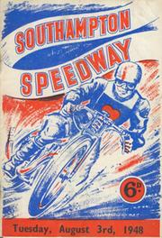 SOUTHAMPTON V CRADLEY HEATH 1948 SPEEDWAY PROGRAMME