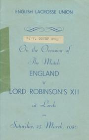 ENGLAND V LORD ROBINSON