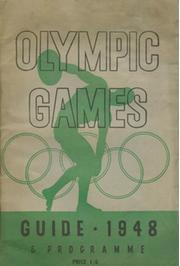 1948 OLYMPIC GAMES GUIDE AND PROGRAMME