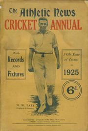 ATHLETIC NEWS CRICKET ANNUAL 1925