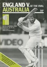 ENGLAND V AUSTRALIA 1981 (6TH TEST AT THE OVAL) SOUVENIR CRICKET PROGRAMME
