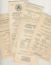 ADDISCOMBE CYCLING CLUB TIME TRIAL OFFICIAL RESULTS 1950 TO 1958
