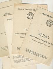 SOUTH EASTERN ROAD CLUB TIME TRIAL OFFICIAL RESULTS 1950 TO 1956