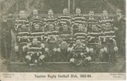 TAUNTON RUGBY FOOTBALL CLUB 1903-04 POSTCARD