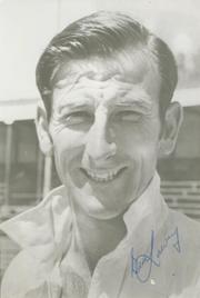 BILL LAWRY (AUSTRALIA) SIGNED CRICKET PHOTOGRAPH