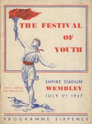 THE FESTIVAL OF YOUTH 1937 (WEMBLEY) OFFICIAL PROGRAMME