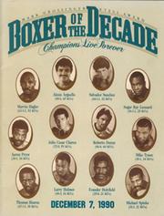 BOXER OF THE DECADE 1990 - MARK GROSSINGER ETESS AWARD