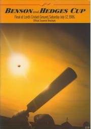 KENT V MIDDLESEX 1986 (LORD