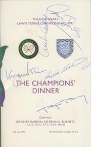 WIMBLEDON 1977 (THE FIRST CHAMPIONS
