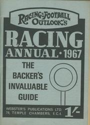 RACING AND FOOTBALL OUTLOOK RACING ANNUAL FOR 1967
