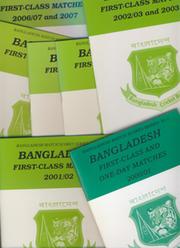 BANGLADESH CRICKET MATCH SCORES SERIES VOLUMES 1-7