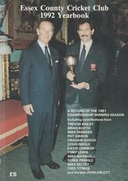 ESSEX COUNTY CRICKET CLUB ANNUAL 1992