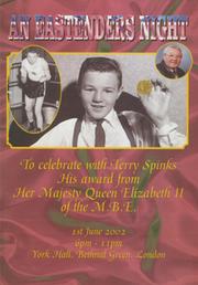 AN EASTENDERS NIGHT - TO CELEBRATE TERRY SPINKS BEING AWARDED THE M.B.E. 2002
