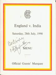 ENGLAND V INDIA 1990 (LORD